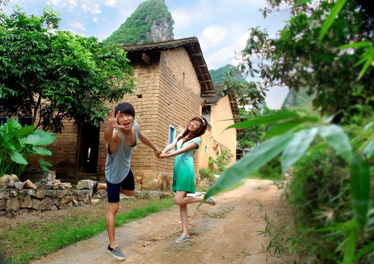 The Giggling Tree Hotell Yangshuo Exteriör bild